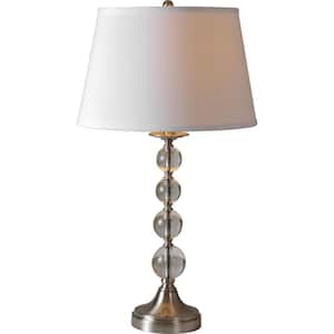 Laverna 14 in. Table Lamps with Off White Linen Shade (Set of 2)