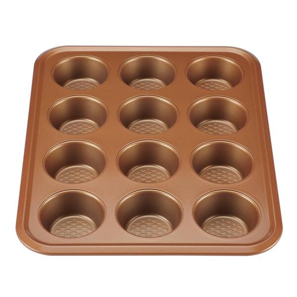 Ayesha Bakeware Nonstick Baking Pan Set, Copper, 5-Piece