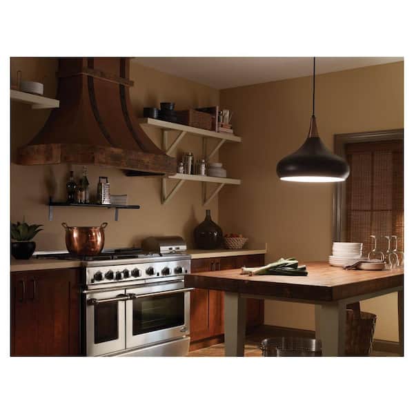 Belle 1-Light Dark Bronze Pendant