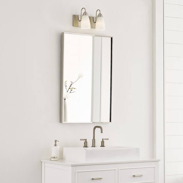 Generation Lighting Seville 13 in. 2-Light Brushed Nickel