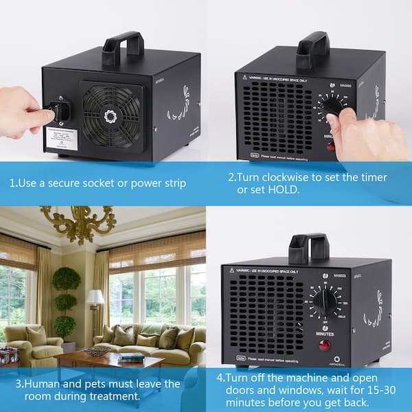 Commercial Ozone Generator 5000 mg/h Air Purifier