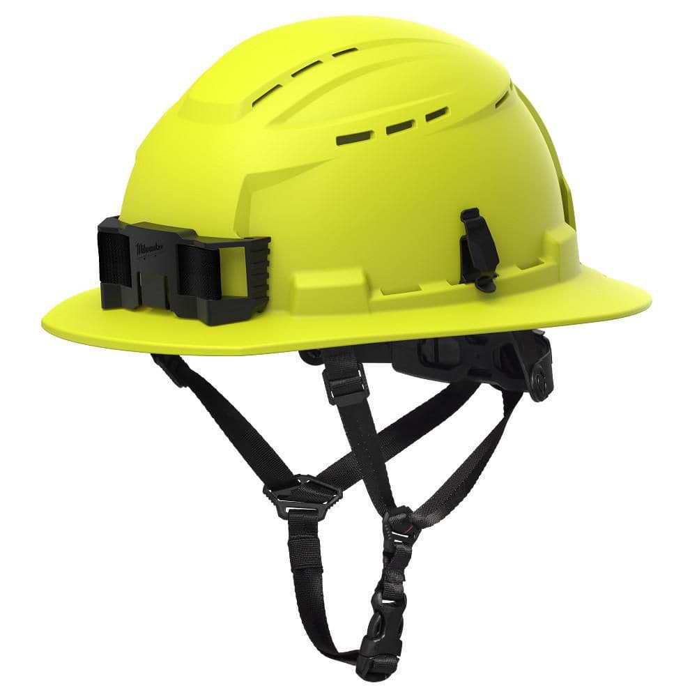 Milwaukee BOLT Hi-Viz Type 2 Full Brim Vented Safety Helmet 48-73