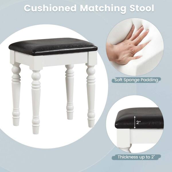 Makeup best sale table stools