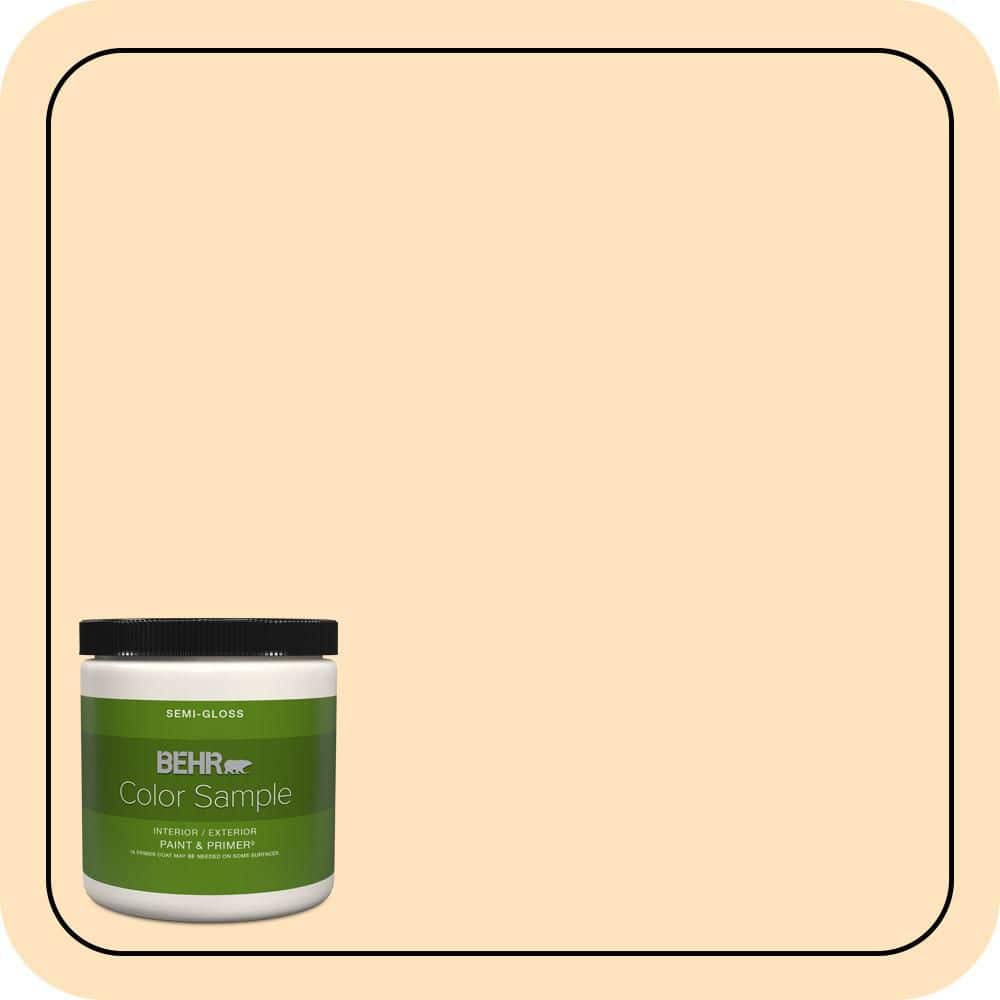 8 oz. #P240-1 Cheese Powder Semi-Gloss Interior/Exterior Paint & Primer Color Sample price history on PriceWatchPro
