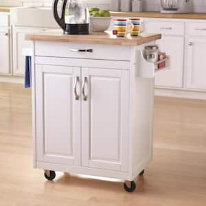 Rima White Kitchen Island