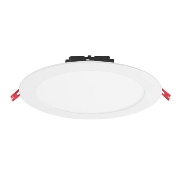 Commercial Electric 8 in. Canless New Construction Integrated LED Recessed Light Kit
