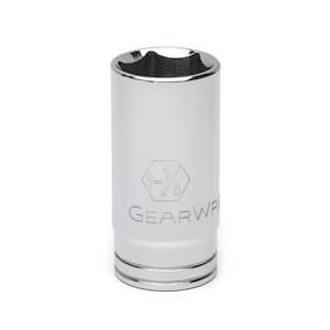 1/2 in. Drive 6-Point SAE Deep Socket 1-1/8 in.