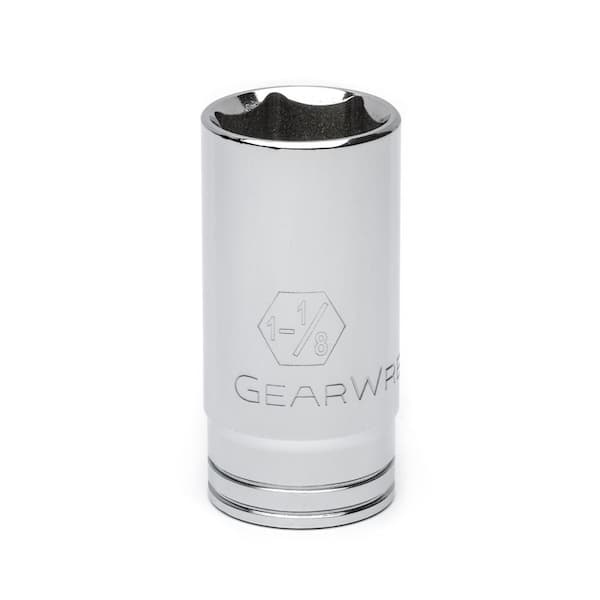 GEARWRENCH 1/2 in. Drive 6-Point SAE Deep Socket 1-1/8 in.