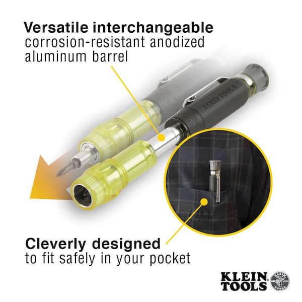 Klein Tools - 4-in-1 Electronics Pocket Screwdriver