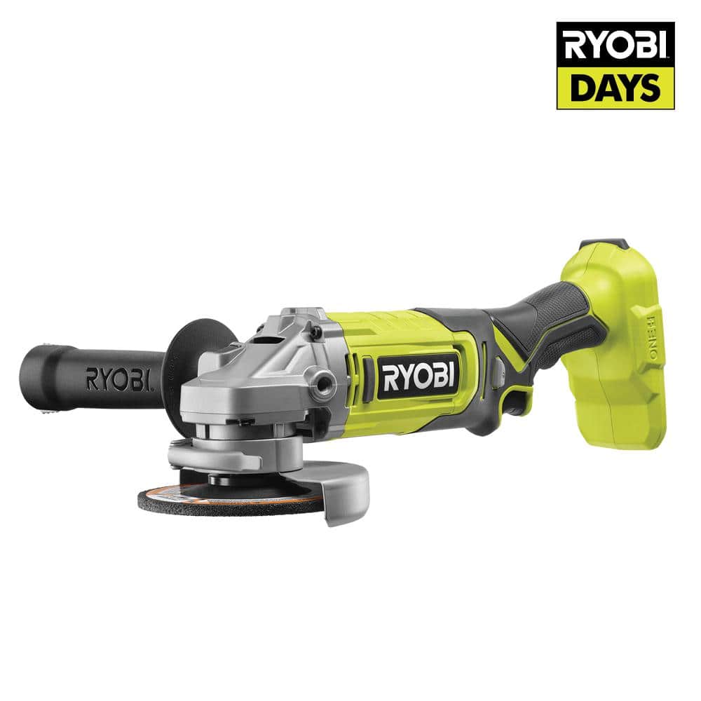 RYOBI ONE+ 18V Cordless Angle Grinder (Tool Only) PCL445B - The Depot