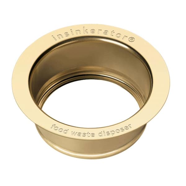 Signature Hardware 479905 4-1/2 Garbage Disposal Flange with Stopper Finish: Brushed Gold