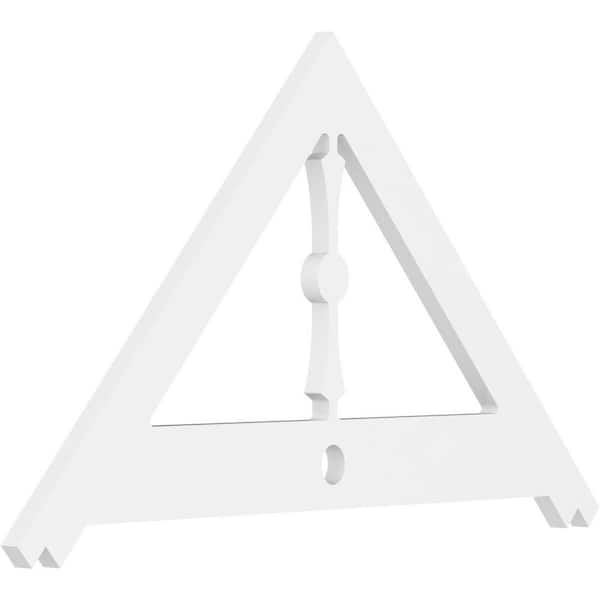 Ekena Millwork Artisan 1 in. D x 21 in. W x 36 in. L Signature Urethane Gable Pediment