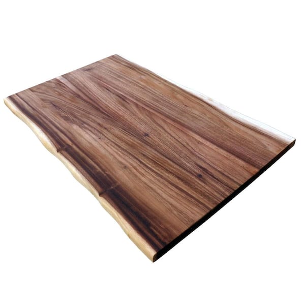 17-20 W x 12' L Rustic Wooden Pine Counter/Bar Top - Live Edge – Log Home  Mart