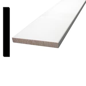 3/8 in. D x 3-1/4 in. W x 96 in. L Pine Wood Primed Finger-Joint Baseboard Moulding Pack (6-Pack)