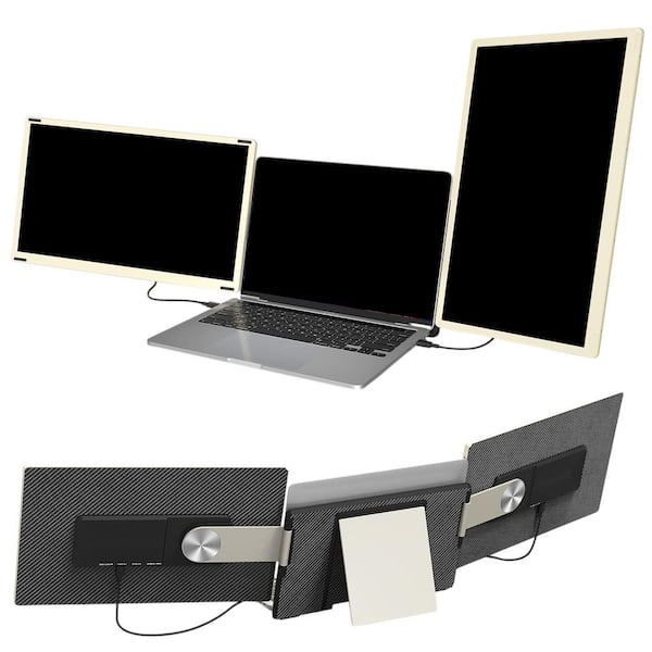 15.6 in. FHD 1080P Portable Laptop Screen Extender with Rotation Kickstand Compatible with Mac, Windows, Android, Dex