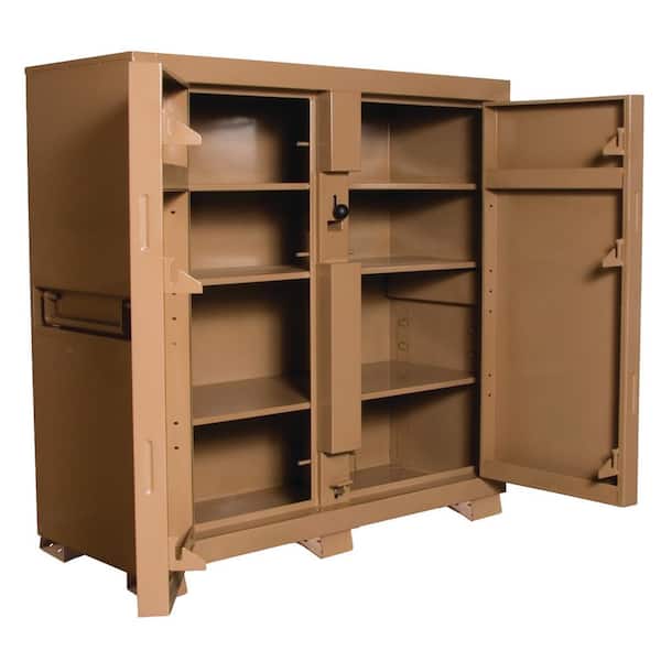 Knaack 60 in. W x 19 in. D x 60 in. H, Steel Jobsite Storage Cabinet