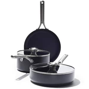 OXO Obsidian 12 in. Pre-Seasoned Carbon Steel Induction Safe Wok with  Silicone Sleeve and Helper Handle in Black CC005103-001 - The Home Depot