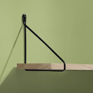 FIL 8.3 in. Black Steel Shelf Bracket