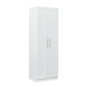 White Armoire with 4-Storage Spaces 70.87 in. H x 16.93 in. W x 23.62 in. D