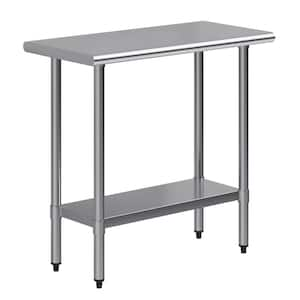 18 in. x 36 in. Premium Stainless Steel Table with Undershelf