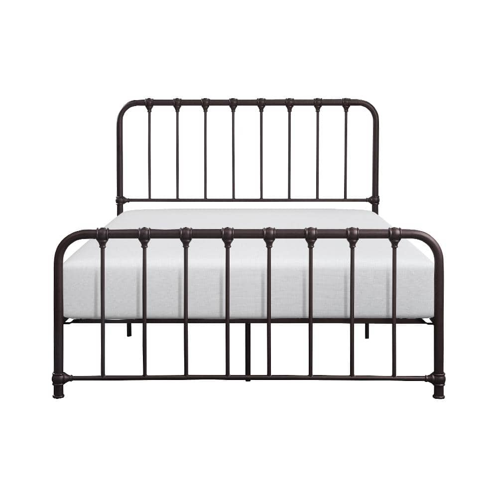 Jocelyn Dark Bronze Metal Frame Full Platform Bed