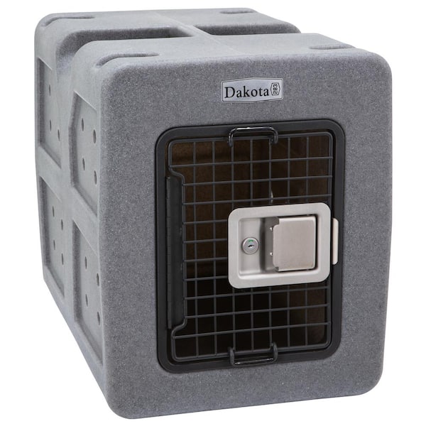 DAKOTA 283 G3 Framed Door Kennel with Dakota Guard - Small - Dark Granite