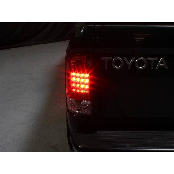 Spyder Auto Toyota Tacoma 95-00 LED Tail Lights - Red Clear