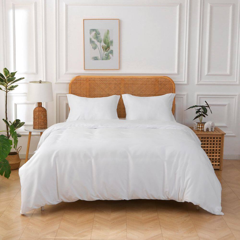 Better Style Home 3-Piece White Microfiber Honeycomb Full/Queen Duvet Cover Set price history on PriceWatchPro