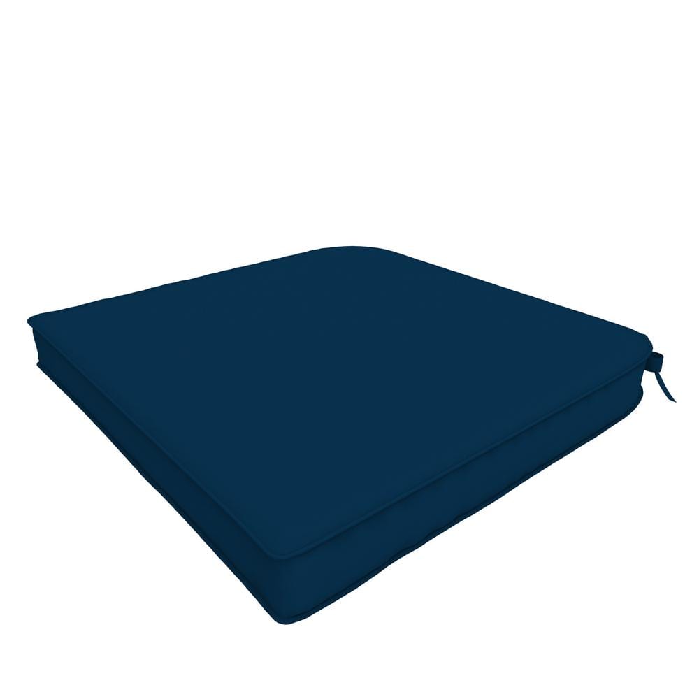 Navy Blue All-Weather Outdoor Seat Cushion Set