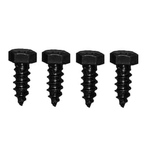 3/8 in. x 1 in. External Hex Lag Bolt Screws for Security Bar Window Guard (4-Pack)