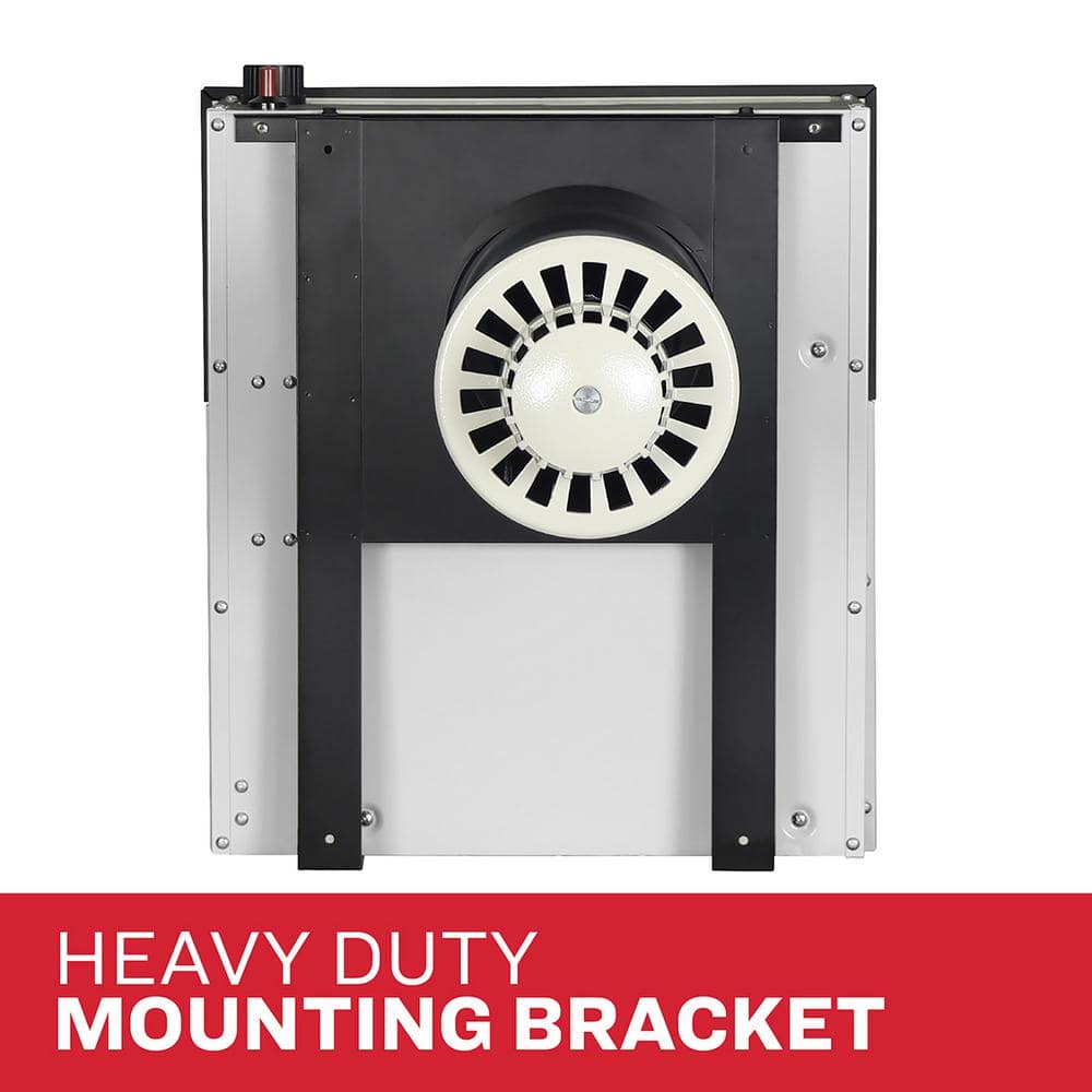 Ashley 17,000 BTU Black and White Stainless Steel Wall Heater