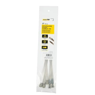 Gardner Bender 6 in. Stainless Steel Cable Tie (10-Pack) Case of 10 ...