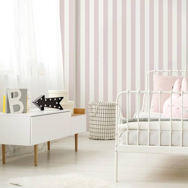 Superfresco Easy Stripe Pink Wallpaper Sample 10855894 - The Home Depot Superfresco Easy Stripe Pink Wallpaper Sample 10855894 - The Home Depot
