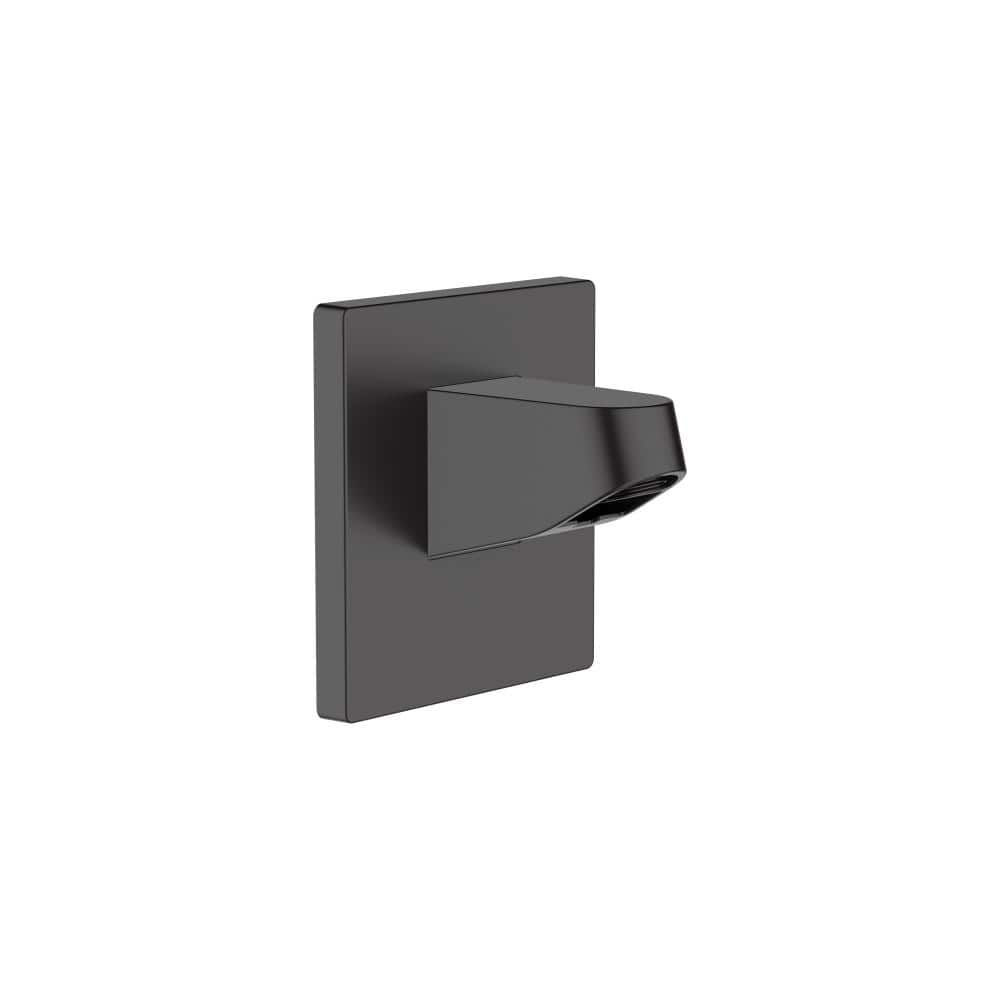 Matte Black Modern Wall-Mounted Shower Arm