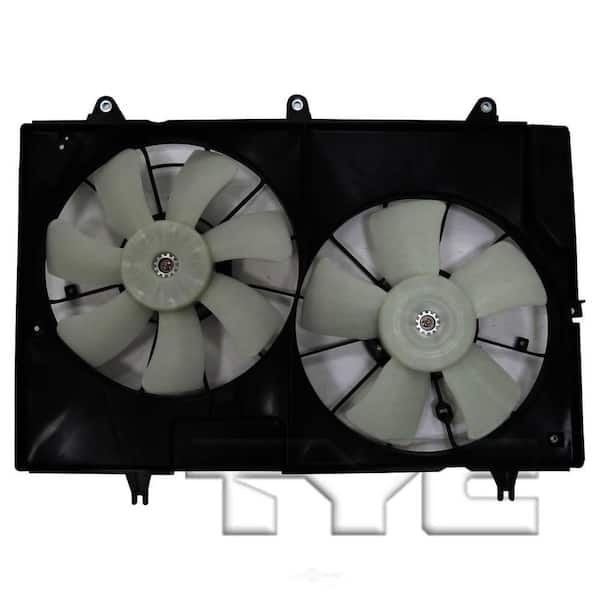 TYC Dual Radiator and Condenser Fan Assembly 2004-2005 Cadillac CTS