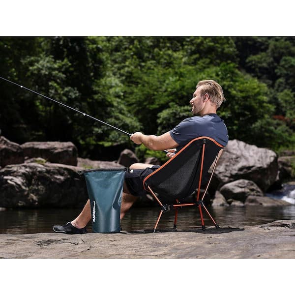Primehome Folding Camping Chair Portable Metal Beach Chair for