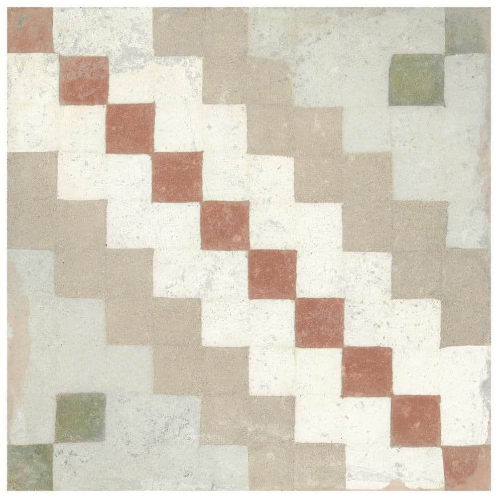 Kings Valentia Ruzafa 9 in. x 9 in. Porcelain Floor and Wall Take Home Tile Sample price history on PriceWatchPro