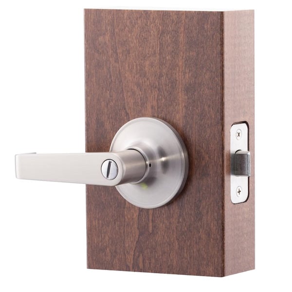 Copper Creek Avery Satin Stainless Privacy Bed/Bath Door Handle
