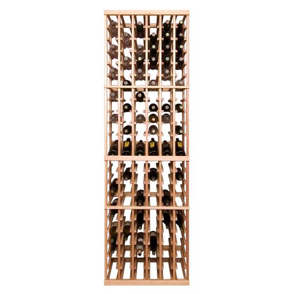 Vinotemp 126-Bottle Pine Floor Wine Rack