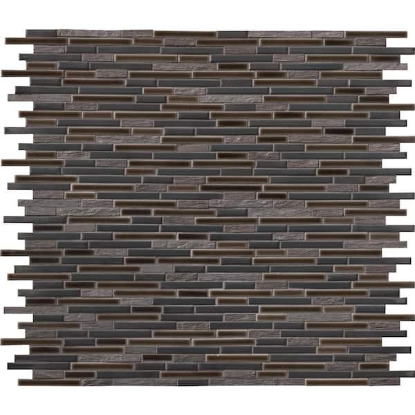 MSI Titan Interlocking 12 in. x 12 in. Mixed Porcelain Floor and Wall Tile (0.98 sq. ft./Each)