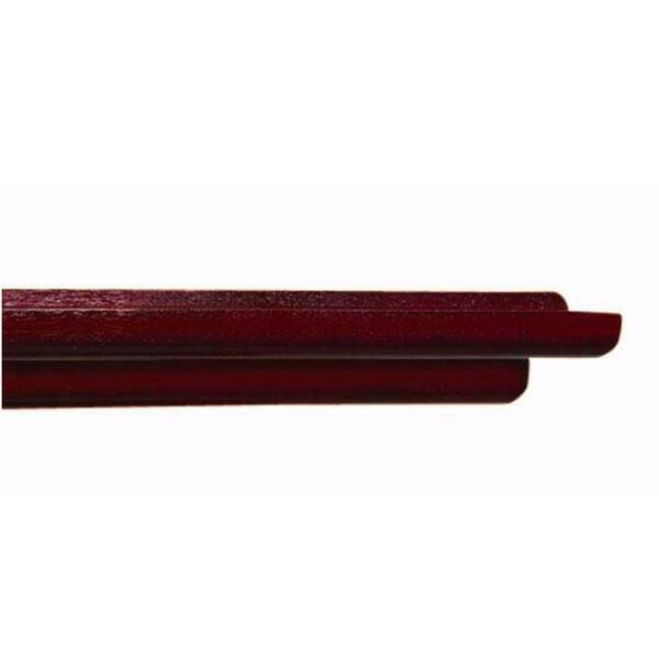 Home Decorators Collection 60 in. L x 4.5 in. W Mantle Dark Cherry Floating Wall Shelf