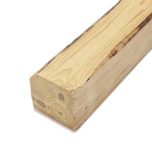 6 in. x 6 in. x 8 ft. #3 Ground Contact Pressure-Treated Timber