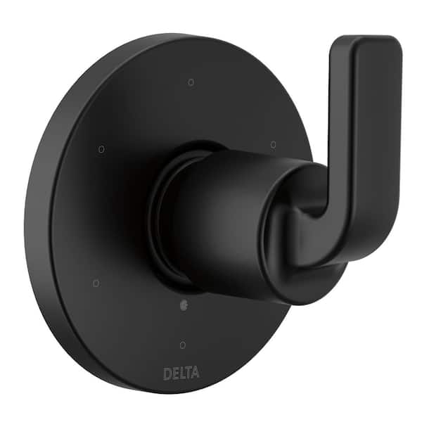 Delta Lineax 6-Setting 1-Handle Diverter Trim Kit in Matte Black