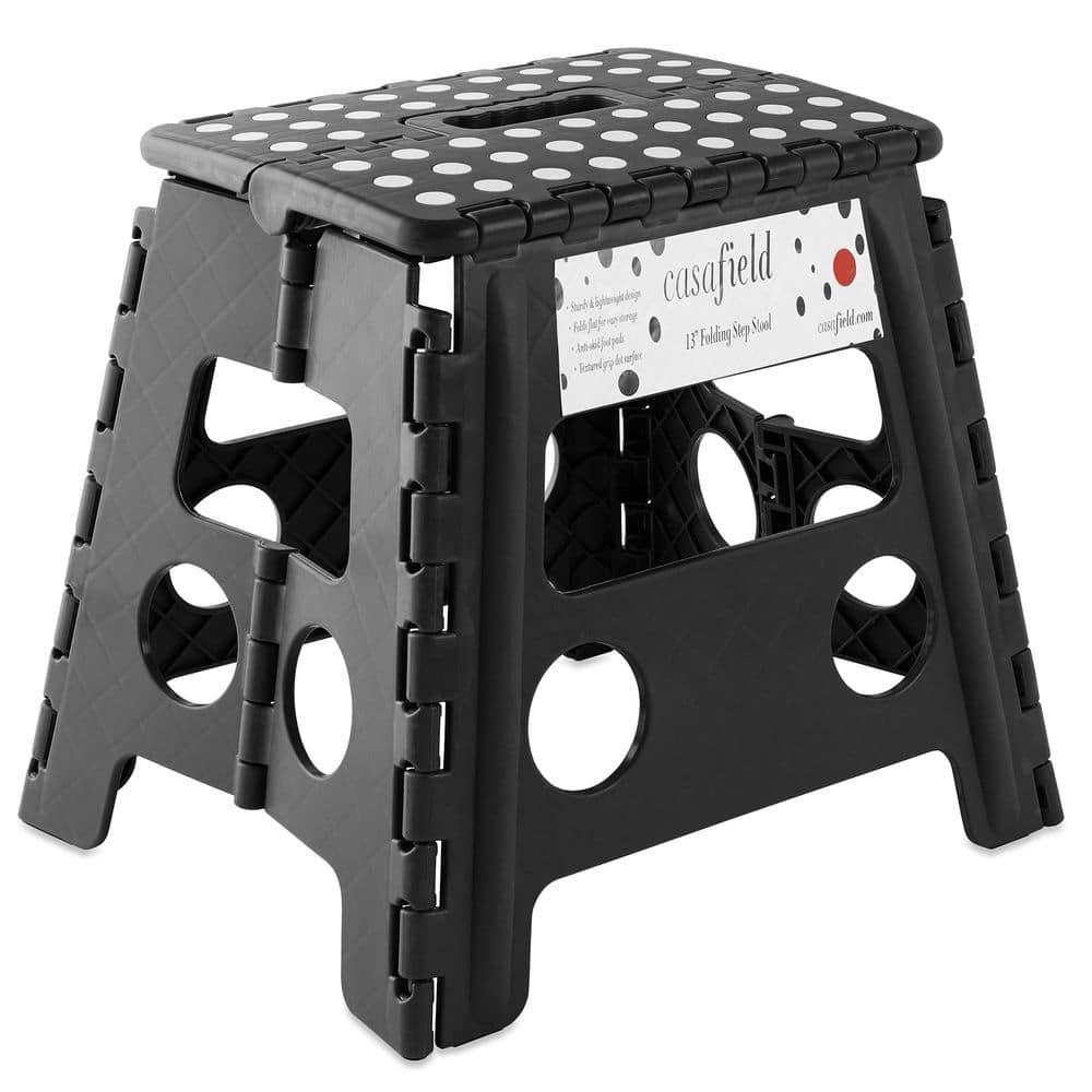 1-Step 13 in. Black Plastic Step Stool, (2.10 ft. Reach Height) 300 lb. Load Capacity price history on PriceWatchPro