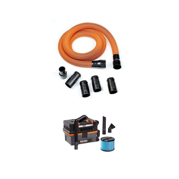 3 Gal. 18V Cordless NXT Shop Vacuum HD0318 Wet Dry Vac with Fine Dust Filter, 10 ft. Pro Hose and Accessories (Vac Only)