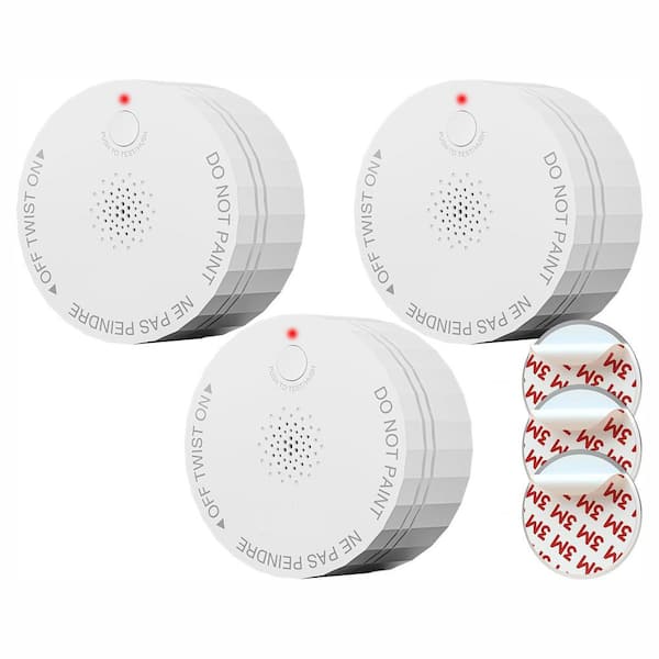 Smoke Detector Photoelectric Fire Alarm Dual Sensor UL 217 10th Ed Certified Test Silence Button 3 Pack