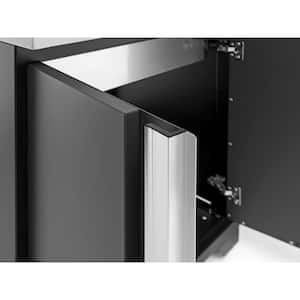 Pro Series Steel Freestanding Garage Cabinet in Charcoal Gray (28 in. W x 39 in. H x 22 in. D)