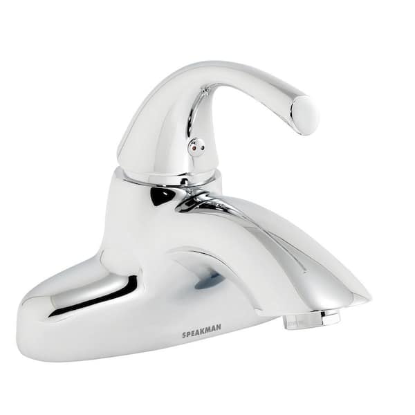 Speakman Echo 4 in. Centerset Single-Handle Bathroom Faucet in Polished Chrome