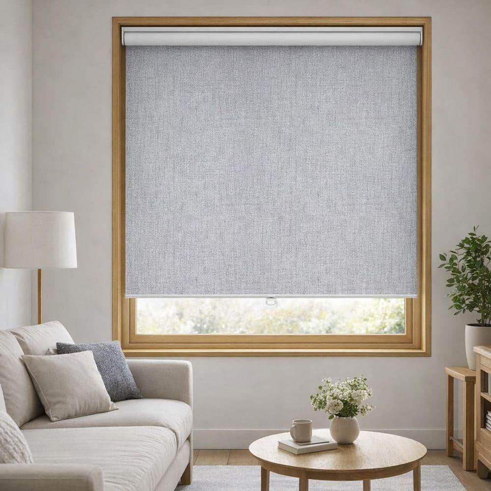 【値下げ】未使用　ロールスクリーン ホワイト＆グレー　1610×1010 grey-roller-shades-z0ck1bcd94-