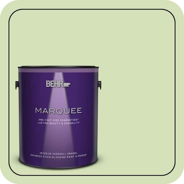 BEHR MARQUEE 1 gal. #MQ4-45 Spring Glow One-Coat Hide Eggshell Enamel Interior Paint & Primer